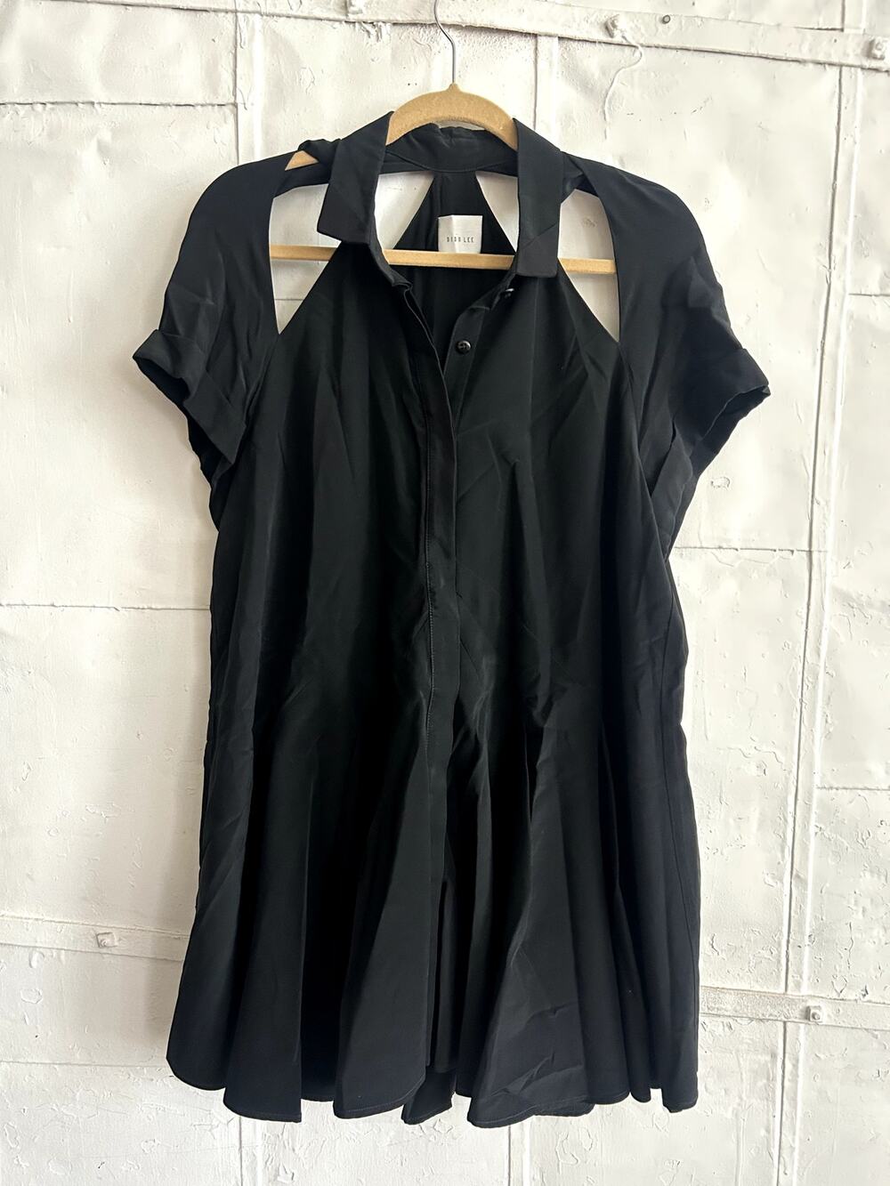 Dion Lee Black cut out dress